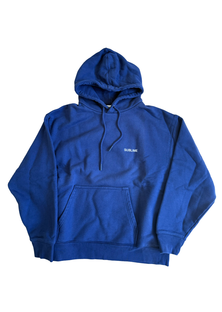 Royal Washed Blue Hoodie