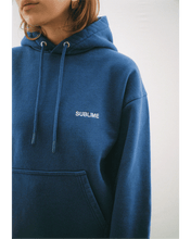 Load image into Gallery viewer, Hoodie Royal Washed Blue